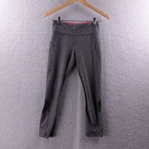 Lululemon Align High Rise Capri Leggings Grey Size 4 Pockets Zipper Pocket Yoga